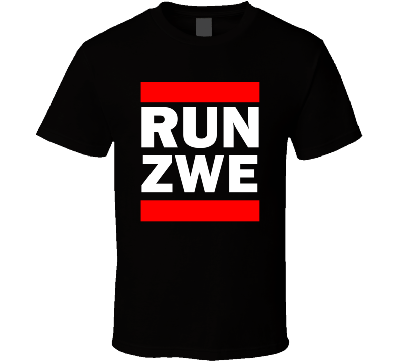 Run ZWE Zimbabwe Funny Graphic Patriotic Parody Black T Shirt