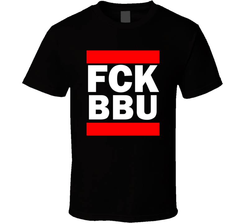 Fck BBU Romania Baneasa     Funny Graphic Patriotic Parody Black T Shirt