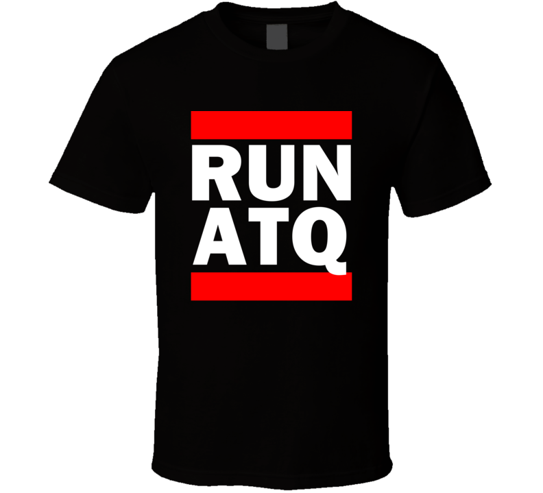 Run ATQ Punjab India     Funny Graphic Patriotic Parody Black T Shirt