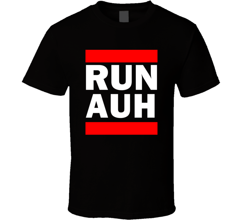 Run AUH United Arab Emirates Abu Dhabi International Funny Graphic Patriotic Parody Black T Shirt