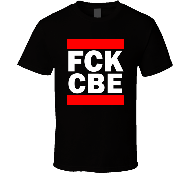 Fck CBE MD USA Municipal    Funny Graphic Patriotic Parody Black T Shirt