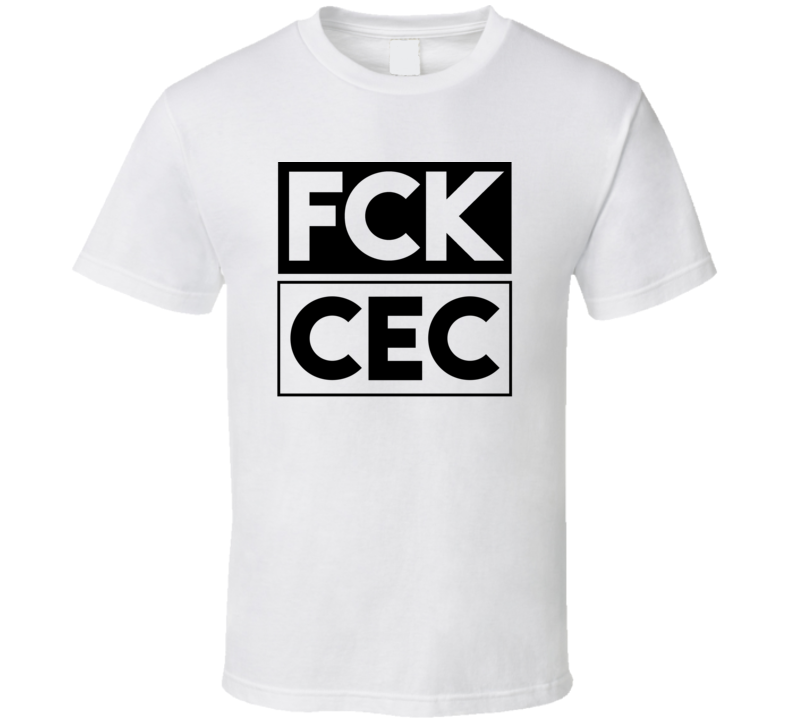 Fck CEC CA USA Crescent City Municipal  Funny Graphic Patriotic T Shirt