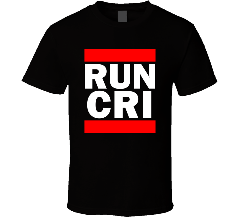 Run CRI Bahamas      Funny Graphic Patriotic Parody Black T Shirt