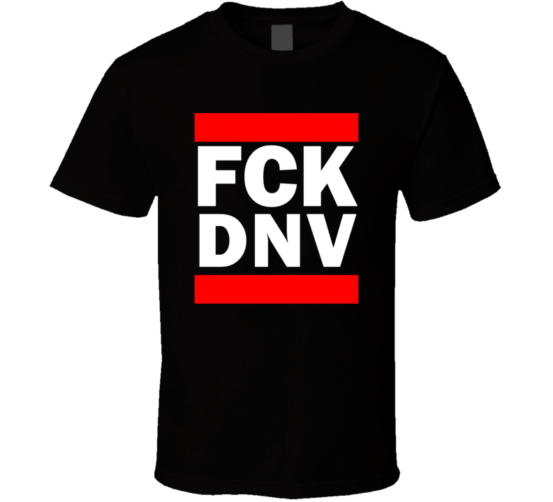 Fck DNV IL USA Vermilion County   Funny Graphic Patriotic Parody Black T Shirt