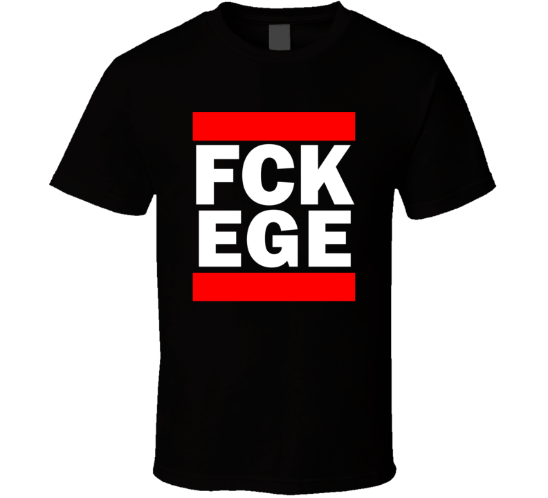 Fck EGE CO USA Eagle County Regional  Funny Graphic Patriotic Parody Black T Shirt