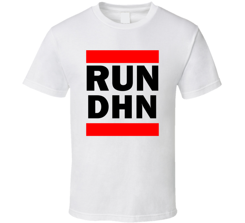 Run DHN AL USA Municipal    Funny Graphic Patriotic Parody T Shirt