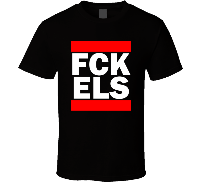 Fck ELS South Africa Ben Shoeman   Funny Graphic Patriotic Parody Black T Shirt