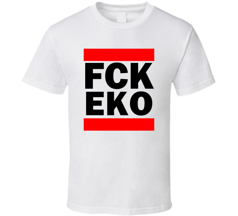 Fck EKO NV USA J C Harris Field Funny Graphic Patriotic Parody T Shirt