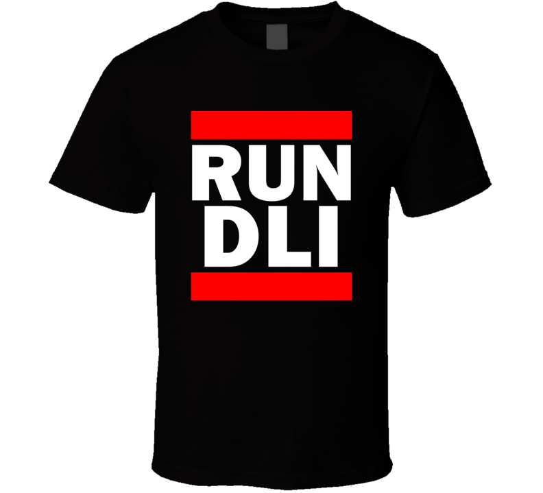 Run DLI Vietnam      Funny Graphic Patriotic Parody Black T Shirt