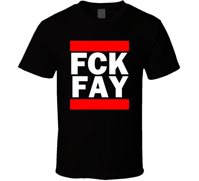 Fck FAY NC USA Fayetteville Municipal   Funny Graphic Patriotic Parody Black T Shirt