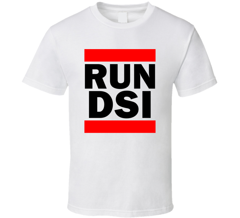 Run DSI FL USA     Funny Graphic Patriotic Parody T Shirt