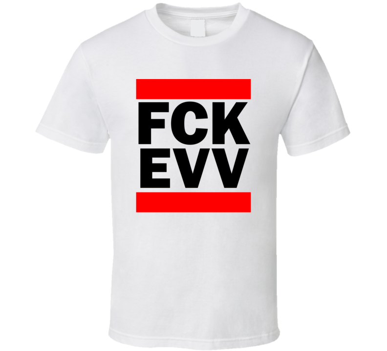 Fck EVV IN USA Evansville Regional   Funny Graphic Patriotic Parody T Shirt