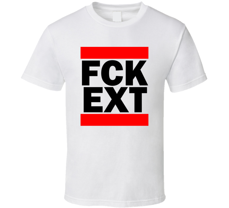 Fck EXT England United Kingdom Exeter   Funny Graphic Patriotic Parody T Shirt