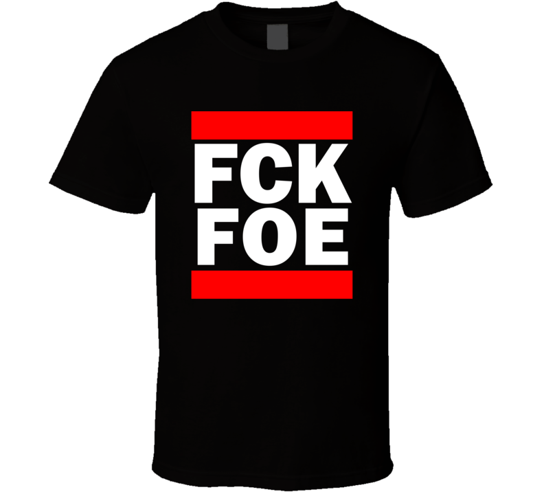 Fck FOE KS USA Forbes Field   Funny Graphic Patriotic Parody Black T Shirt