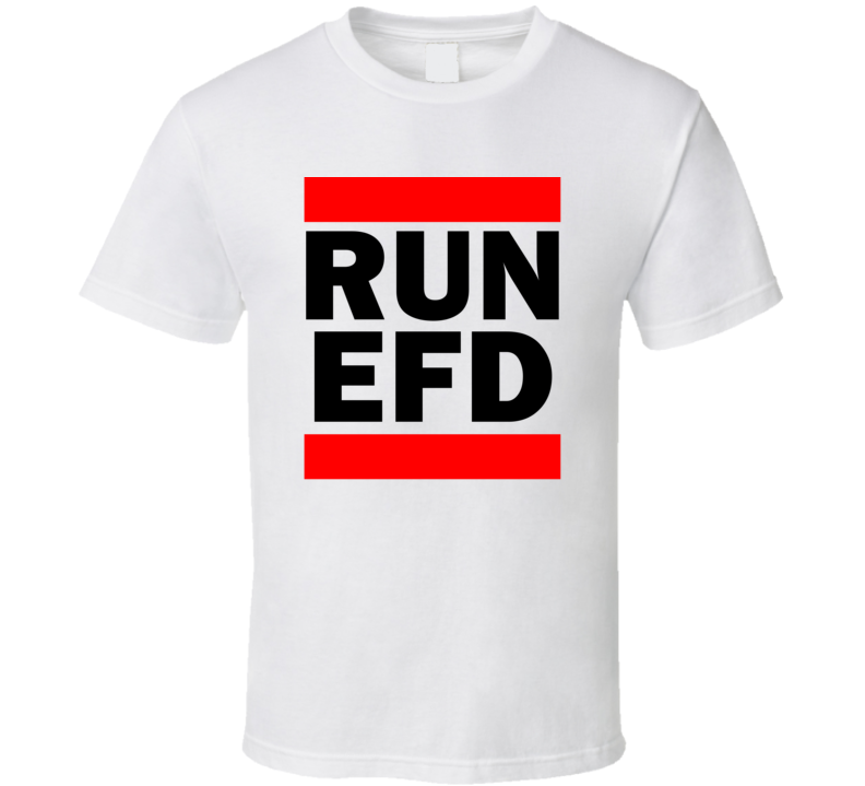 Run EFD TX USA Ellington Field   Funny Graphic Patriotic Parody T Shirt