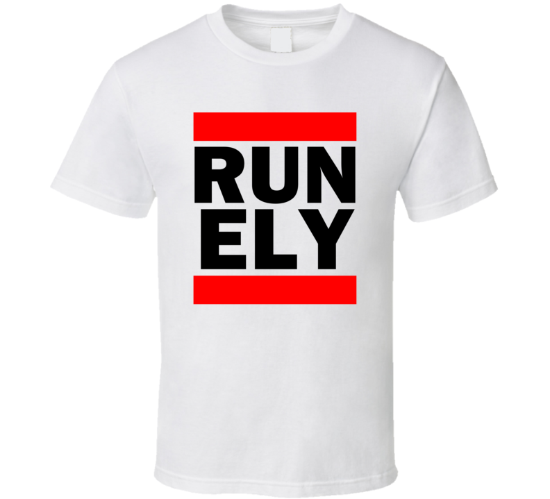 Run ELY NV USA Yelland Field   Funny Graphic Patriotic Parody T Shirt