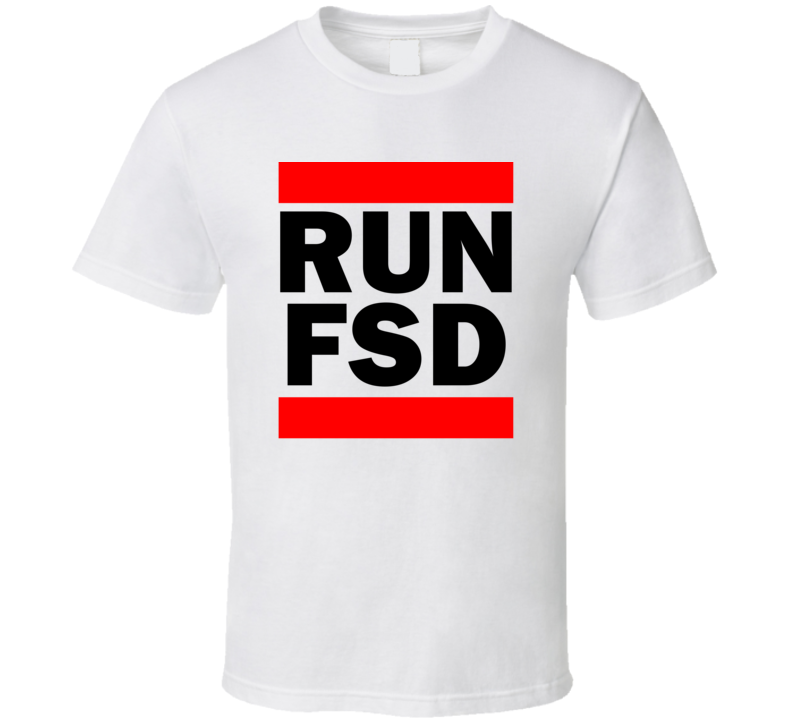 Run FSD SD USA Joe Foss Field Funny Graphic Patriotic Parody T Shirt Run FSD SD USA Joe Foss Field Funny Graphic Patriotic Parody T Shirt
