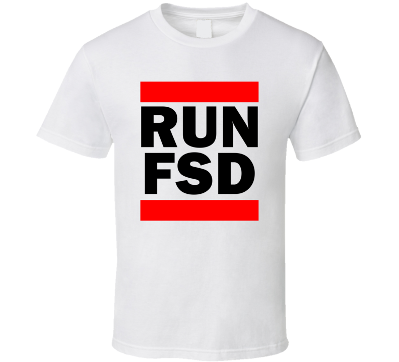 Run FSD SD USA Joe Foss Field  Funny Graphic Patriotic Parody T Shirt