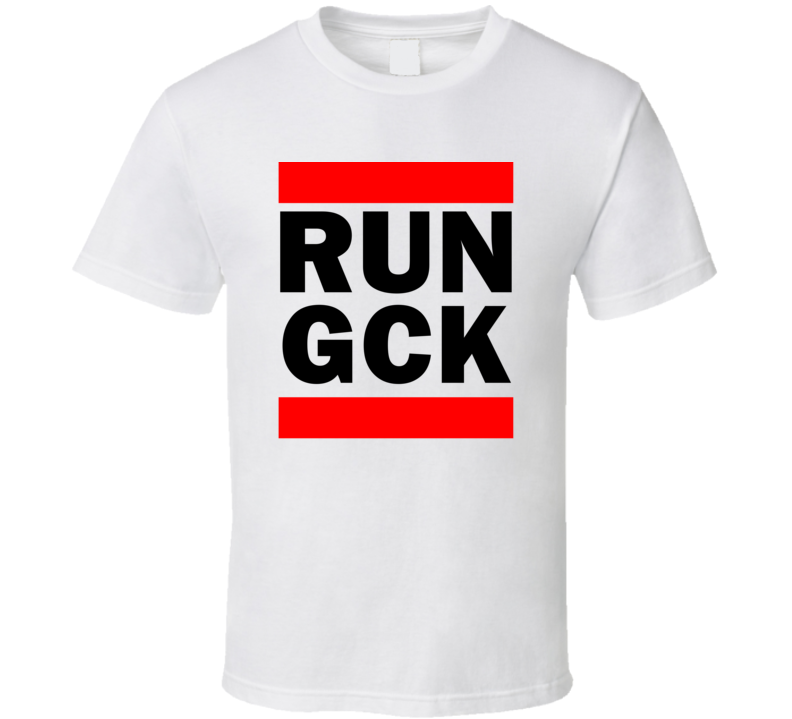 Run GCK KS USA Garden City Municipal  Funny Graphic Patriotic Parody T