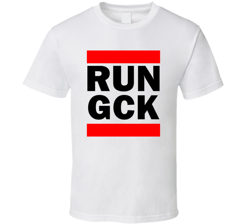 Run GCK KS USA Garden City Municipal  Funny Graphic Patriotic Parody T Shirt