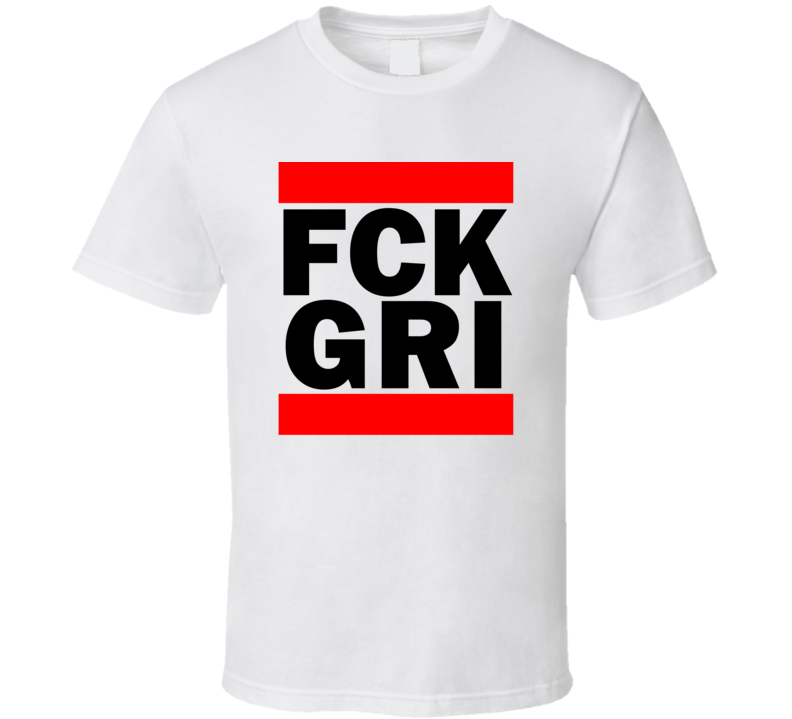 Fck GRI NE USA Central Nebraska Regional  Funny Graphic Patriotic Parody T Shirt