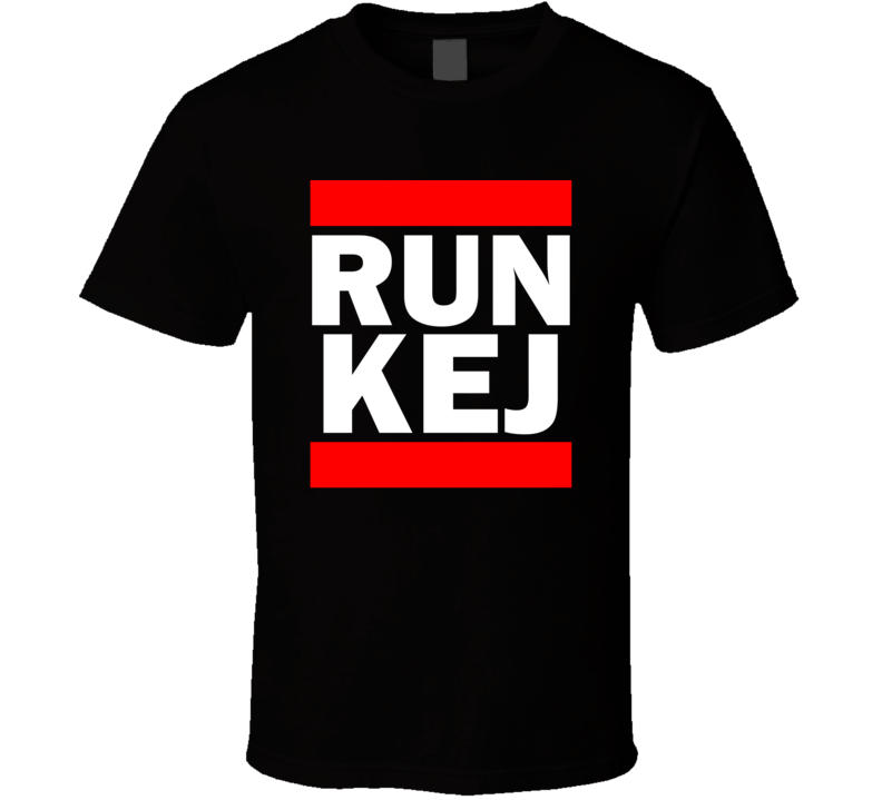 Run KEJ Russia Kemerovo     Funny Graphic Patriotic Parody Black T Shirt