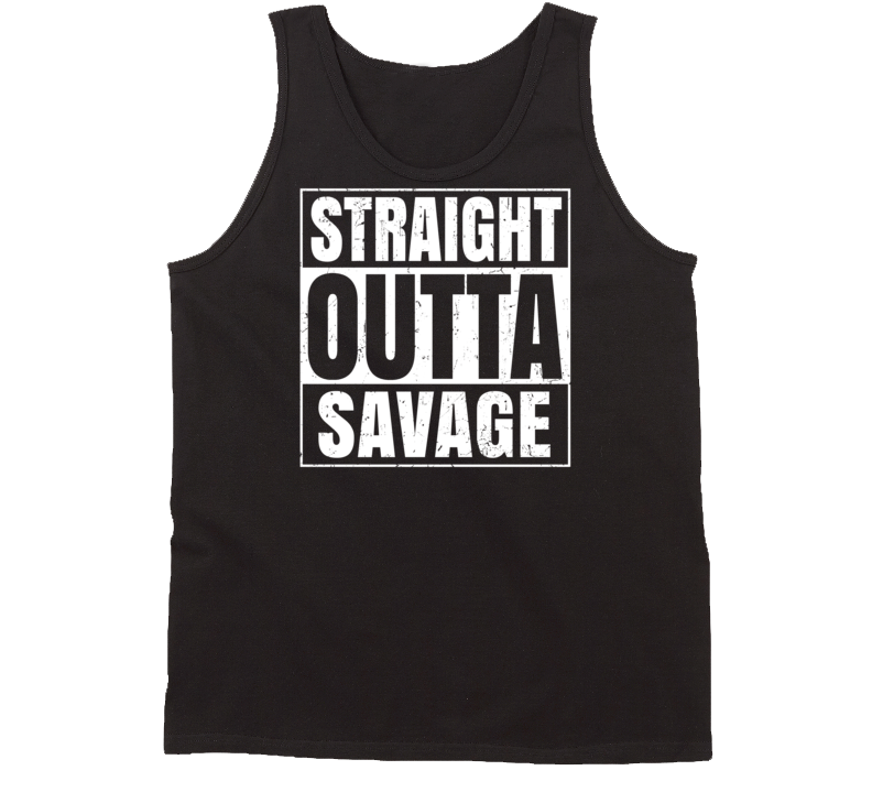 Straight Outta Savage Minnesota Parody Grunge City Tanktop