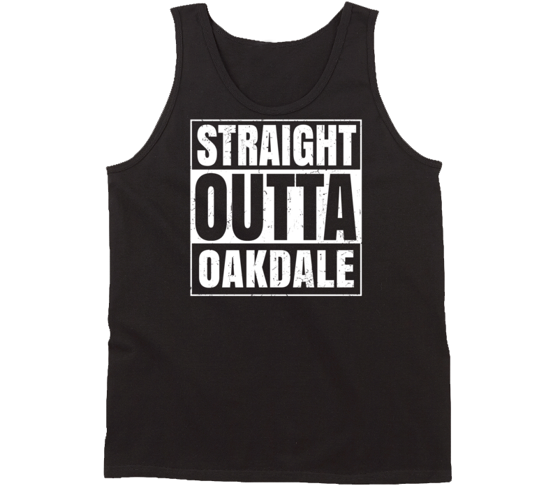 Straight Outta Oakdale Minnesota Parody Grunge City Tanktop