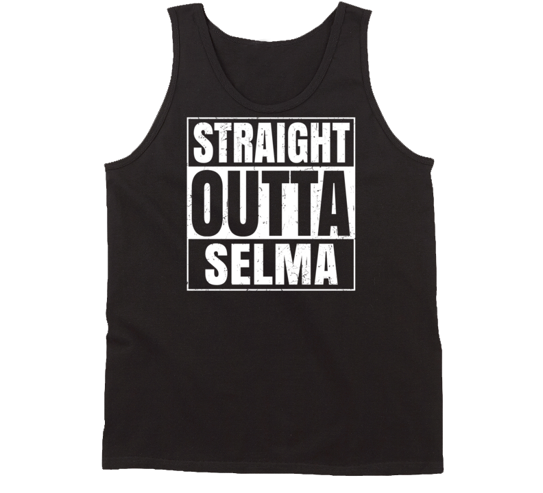 Straight Outta Selma Alabama Parody Grunge City Tanktop