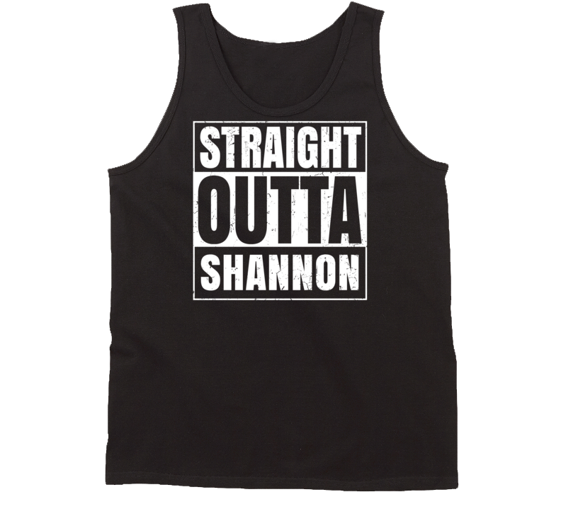 Straight Outta Shannon Alabama Parody Grunge City Tanktop