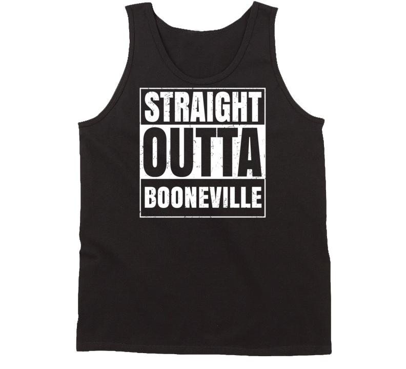 Straight Outta Booneville Mississippi Parody Grunge City Tanktop