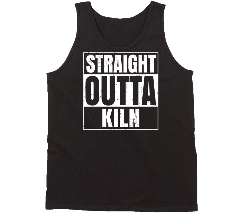 Straight Outta Kiln Mississippi Parody Grunge City Tanktop