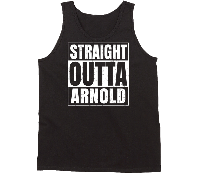 Straight Outta Arnold Missouri Parody Grunge City Tanktop