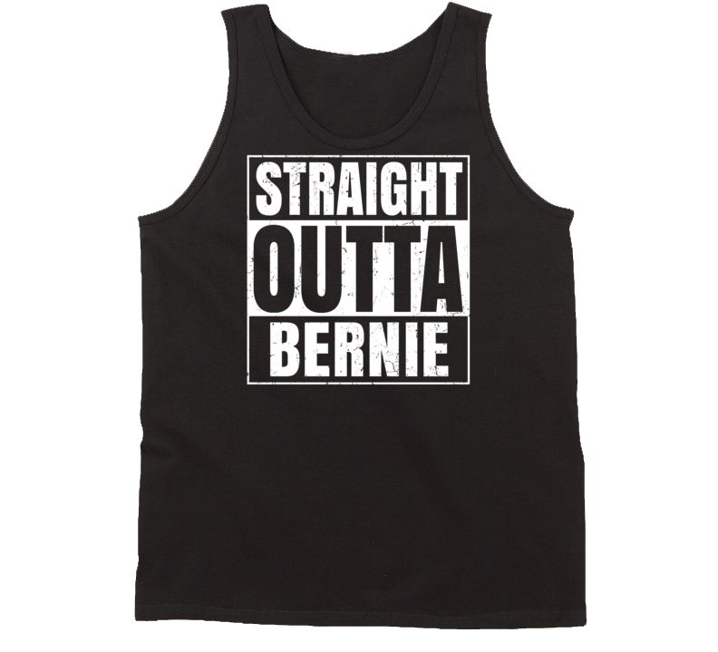 Straight Outta Bernie Missouri Parody Grunge City Tanktop