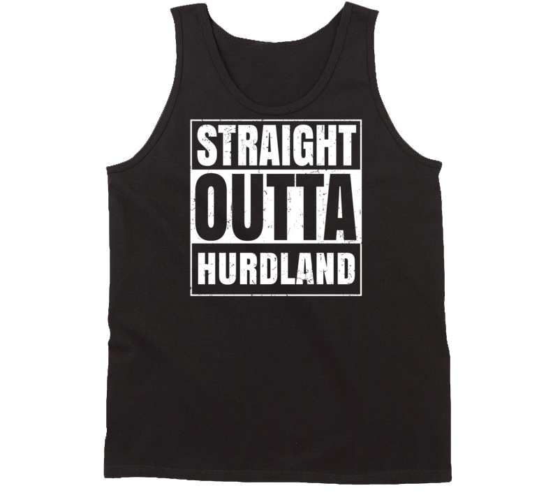 Straight Outta Hurdland Missouri Parody Grunge City Tanktop