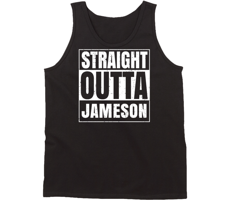 Straight Outta Jameson Missouri Parody Grunge City Tanktop