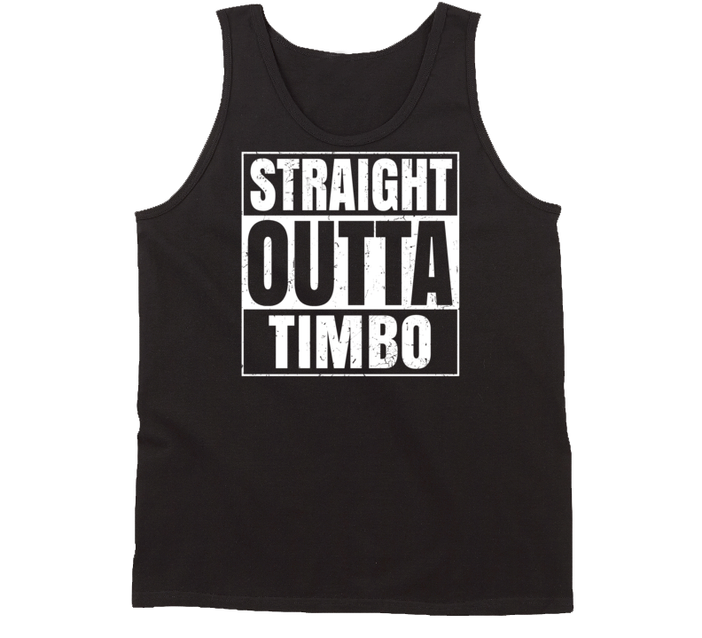 Straight Outta Timbo Arkansas Parody Grunge City Tanktop