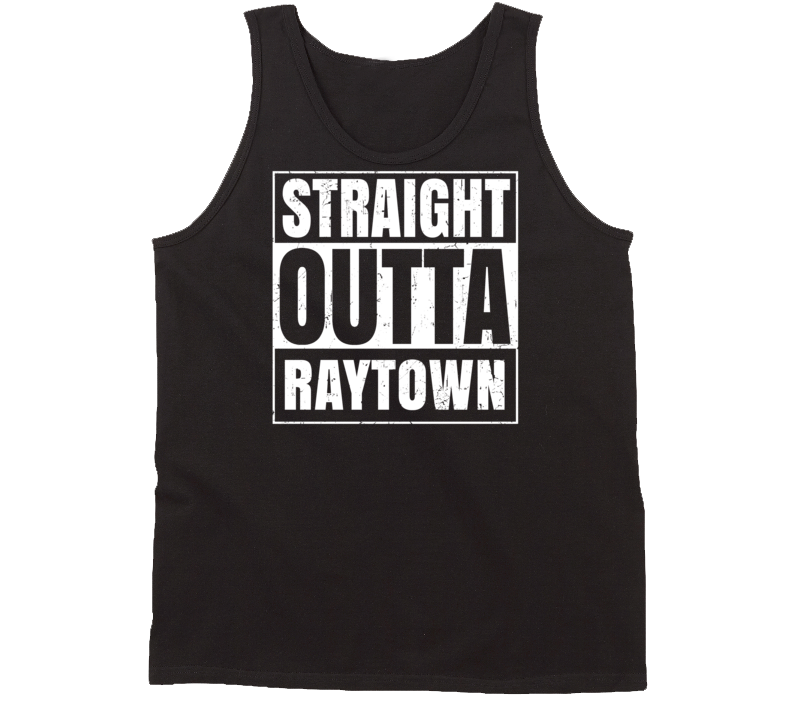 Straight Outta Raytown Missouri Parody Grunge City Tanktop