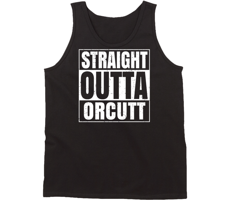 Straight Outta Orcutt California Parody Grunge City Tanktop