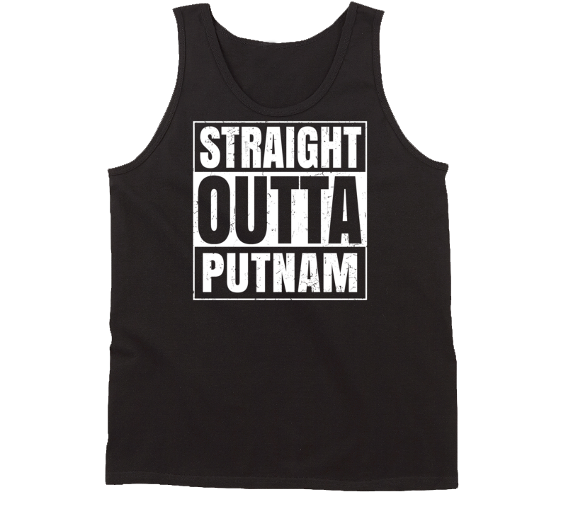 Straight Outta Putnam Illinois Parody Grunge City Tanktop