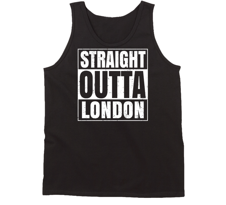 Straight Outta London Kentucky Parody Grunge City Tanktop