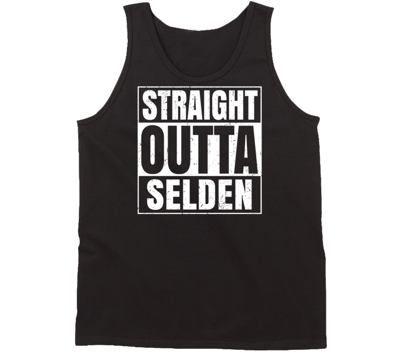 Straight Outta Selden New York Parody Grunge City Tanktop