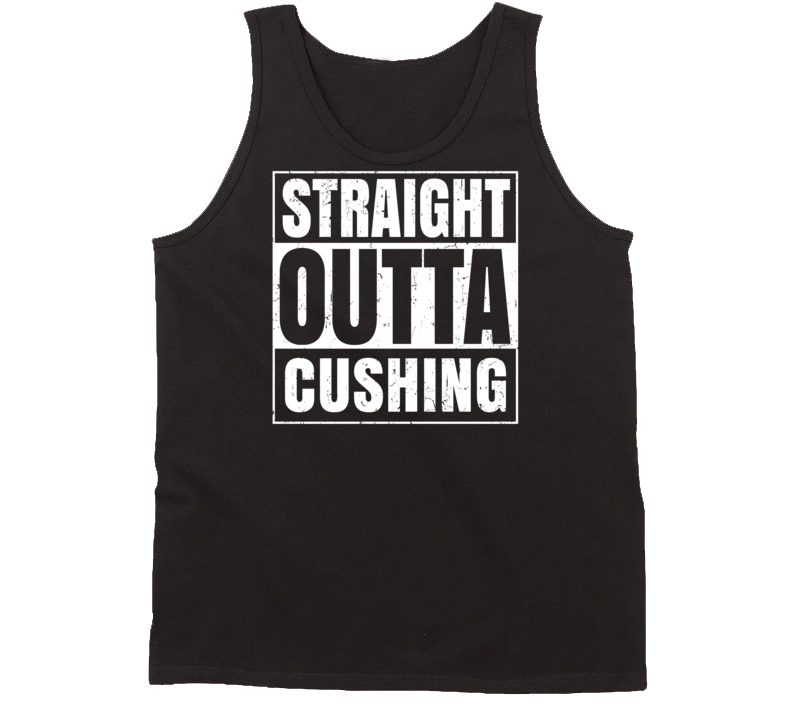 Straight Outta Cushing Maine Parody Grunge City Tanktop