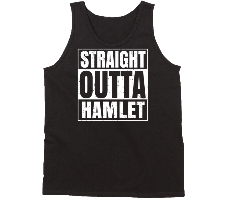 Straight Outta Hamlet North Carolina Parody Grunge City Tanktop Straight Outta Hamlet North Carolina Parody Grunge City Tanktop