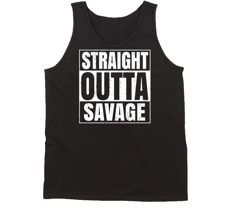 Straight Outta Savage Maryland Parody Grunge City Tanktop Straight Outta Savage Maryland Parody Grunge City Tanktop