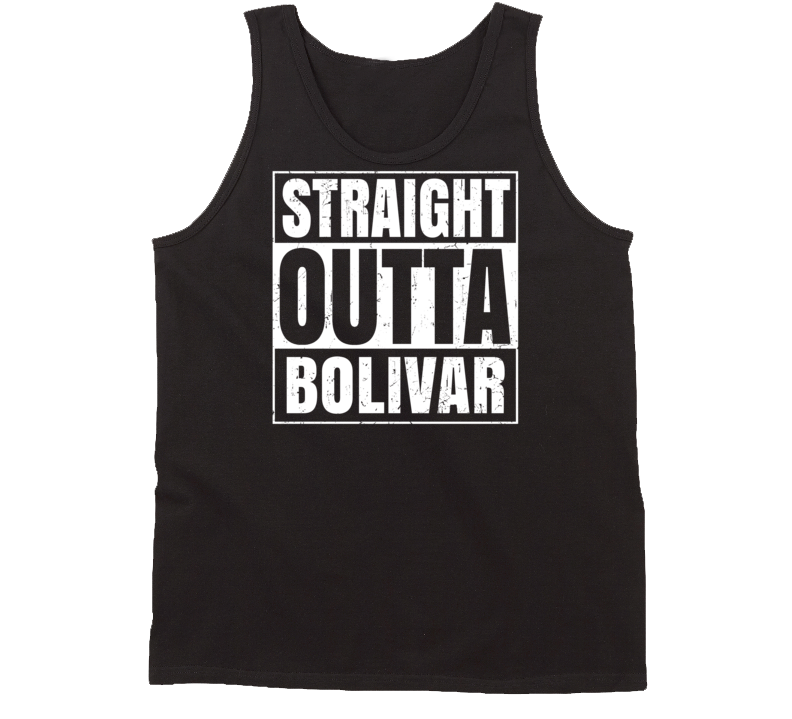Straight Outta Bolivar Ohio Parody Grunge City Tanktop Straight Outta Bolivar Ohio Parody Grunge City Tanktop