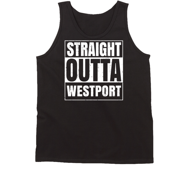 Straight Outta Westport Massachusetts Parody Grunge City Tanktop Straight Outta Westport Massachusetts Parody Grunge City Tanktop