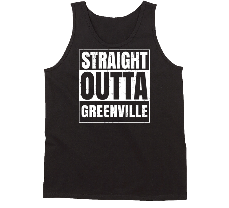Straight Outta Greenville Ohio Parody Grunge City Tanktop Straight Outta Greenville Ohio Parody Grunge City Tanktop