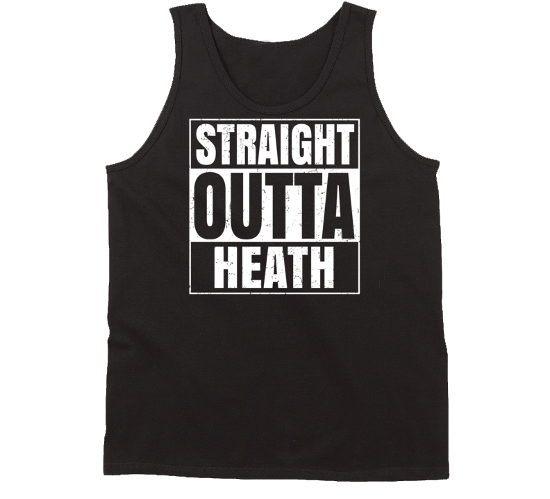 Straight Outta Heath Ohio Parody Grunge City Tanktop Straight Outta Heath Ohio Parody Grunge City Tanktop