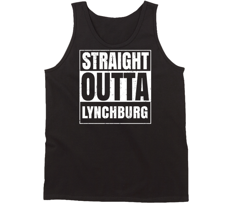 Straight Outta Lynchburg Ohio Parody Grunge City Tanktop